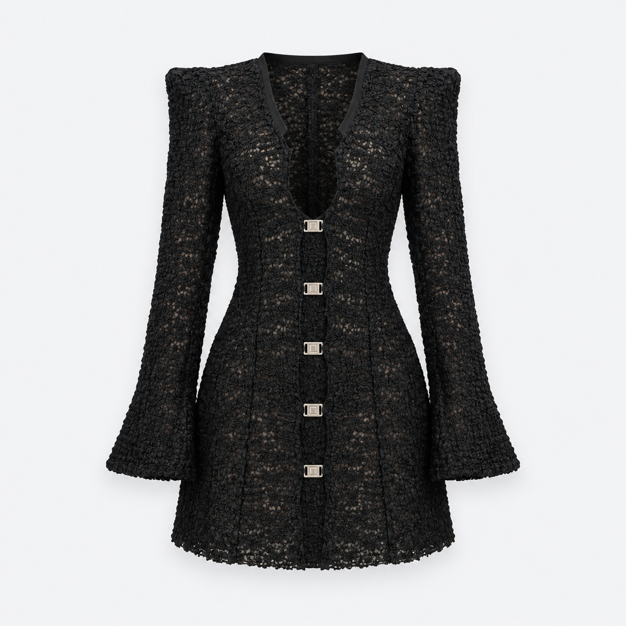 Robe noire — vue de face — Daniel Baud